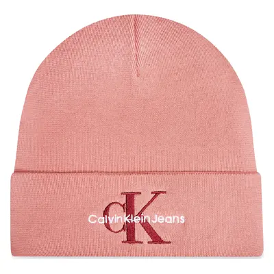 Čepice Calvin Klein Mono Logo Embro K60K612668 Růžová