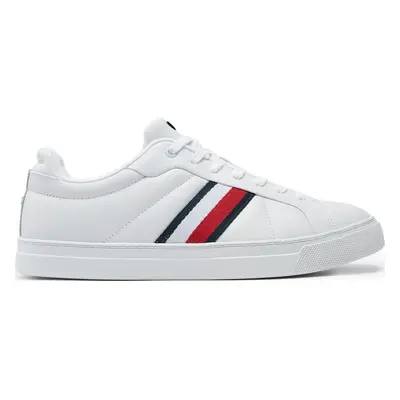 Sneakersy Tommy Hilfiger Icon Court FM0FM05163 Bílá