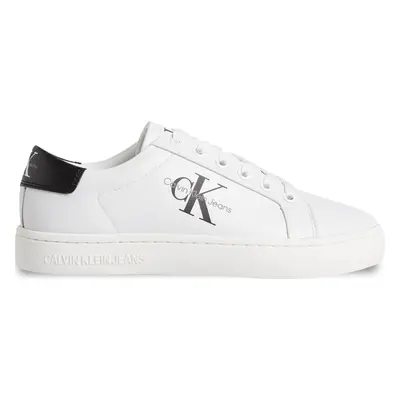 Sneakersy Calvin Klein Jeans Classic Cupsole Laceup Lth Wn YW0YW01269 Bílá