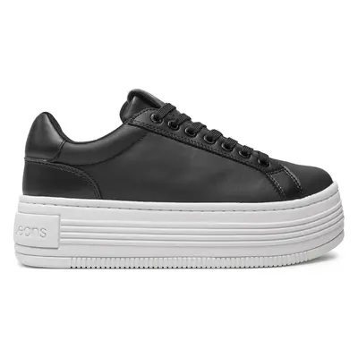 Sneakersy Calvin Klein Bold Platf Low Oh Mg Lth YW0YW01589 Černá