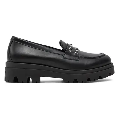 Loafersy TWINSET Mocassino 242GCJ024 Černá