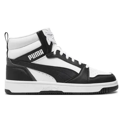 Sneakersy Puma Rebound v6 Mid Jr 393831 01 Bílá