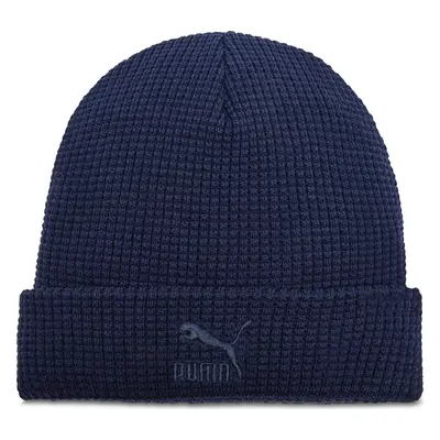 Čepice Puma Classics Mid Fit Beanie 025677 03 Tmavomodrá