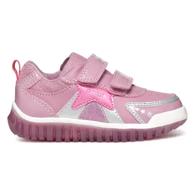 Sneakersy Geox B Lightyloo Girl B4661A 00254 C8381 Růžová