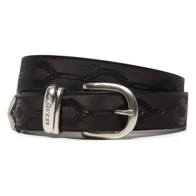 Pánský pásek Guess Designed Folk Belt M4BZ32 L0VH0 Černá