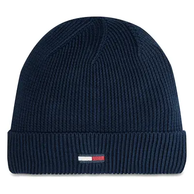 Čepice Tommy Hilfiger Elongated Flag AW0AW16777 Tmavomodrá