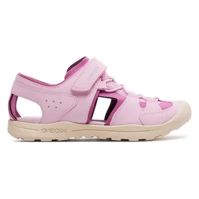 Sandály Geox J Vaniett Girl J456AB 015CE C0799 D Růžová