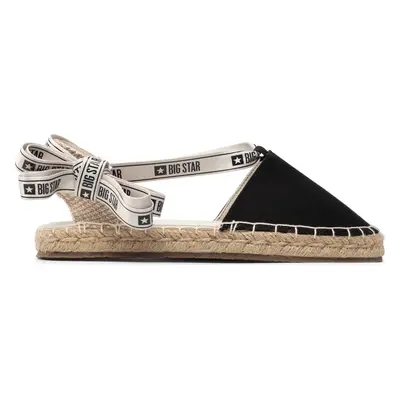 Espadrilky Big Star Shoes JJ274861 Černá