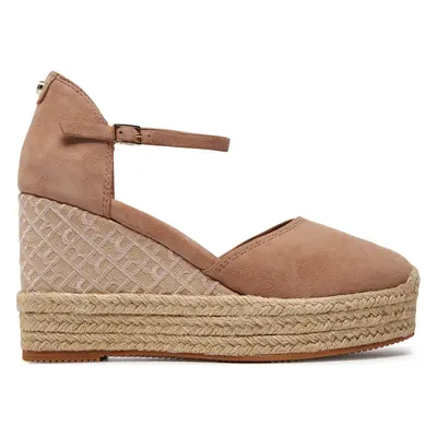 Espadrilky Boss Madeira Wedge Sdcveb 50516717 Hnědá