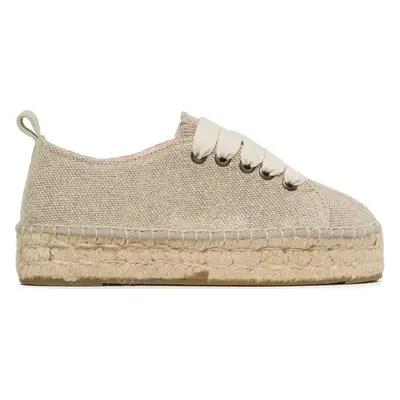 Espadrilky Manebi Lace-Up Espadrilles O 7.1 E0 Béžová