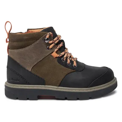 Kotníková obuv Clarks Lorcam Hike O. 26178387 Khaki