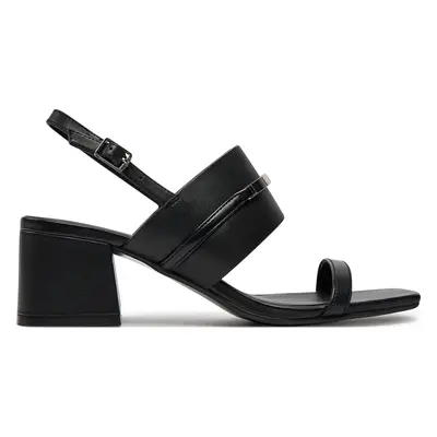 Sandály Calvin Klein Heel Sandal 45 Met Bar Lth HW0HW02056 Černá