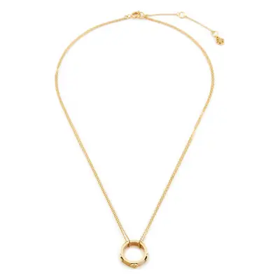 Náhrdelník Tory Burch Miller Stud Circle Pendant 160172 Zlatá