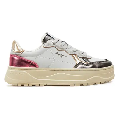 Sneakersy Pepe Jeans Kore Moon W PLS00022 Bílá