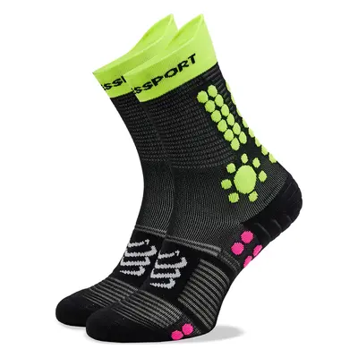 Klasické ponožky Unisex Compressport Pro Racing V4.0 Trail XU00048B Černá