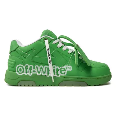 Sneakersy Off-White OMIA189S22LEA0045501 Zelená