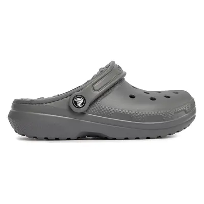 Nazouváky Crocs Classic Lined Clog 203591 Šedá