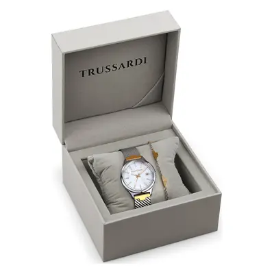 Sada hodinek a náramek Trussardi R2453170503 Stříbrná