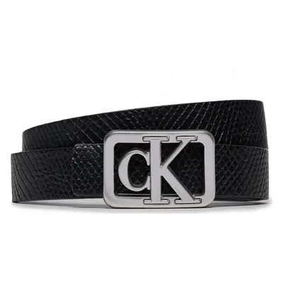 Dámský pásek Calvin Klein Jeans Mono Plaque Rev Lthr Belt 25Mm K60K611487 Černá