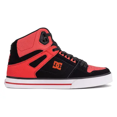 Sneakersy DC PURE HIGH-TOP WC ADYS400043-FWB Červená