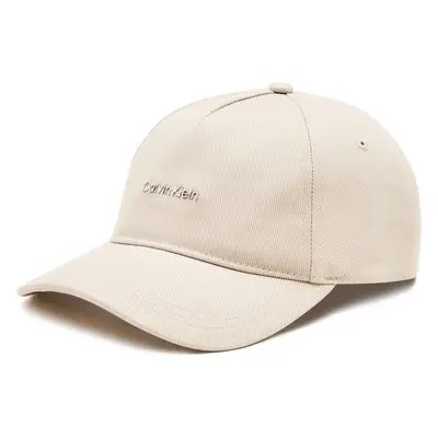 Kšiltovka Calvin Klein Calvin Lettering Canvas Cap K60K612764 Šedá