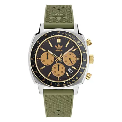 Hodinky adidas Originals Master Originals One Chrono AOFH23504 Zelená