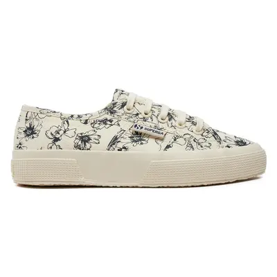 Tenisky Superga Sketched Flowers 2750 S6122NW Béžová