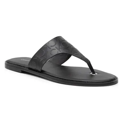 Žabky Calvin Klein Almond Flat Tp Slide Hf HW0HW01159 Černá