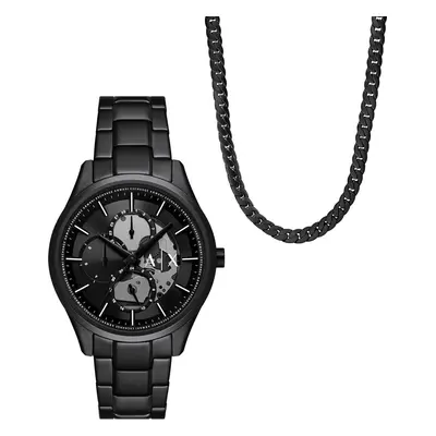 Hodinky Armani Exchange AX7160SET Černá