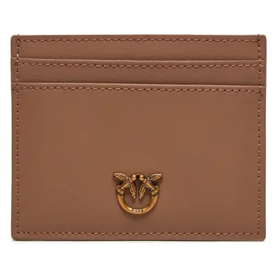 Pouzdro na kreditní karty Pinko Card Holder Simply AI 24-25 PCPL 103762 A0F1 Hnědá