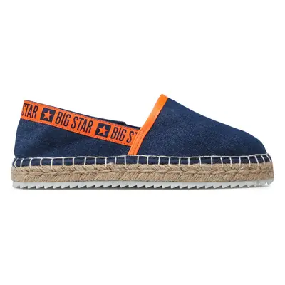 Espadrilky Big Star Shoes JJ274877 Tmavomodrá