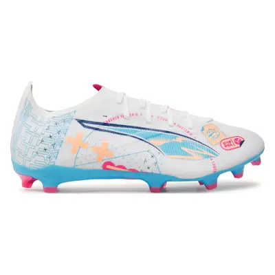 Boty na fotball Puma ULTRA 5 MATCH VOL. UP FG/AG 108064 01 Bílá