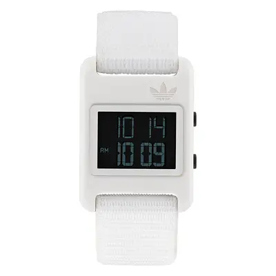 Hodinky adidas Originals Retro Pop Digital Watch AOST23064 Bílá