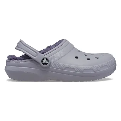 Nazouváky Crocs Classic Lined Clog 203591 Šedá