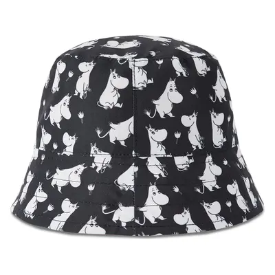 Klobouk Reima Bucket Moomin Svalka 5300268A Černá