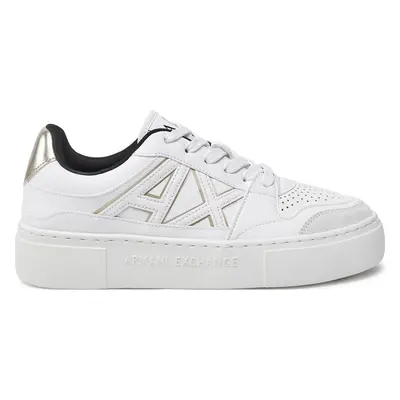 Sneakersy Armani Exchange XDX147 XV830 T782 Bílá