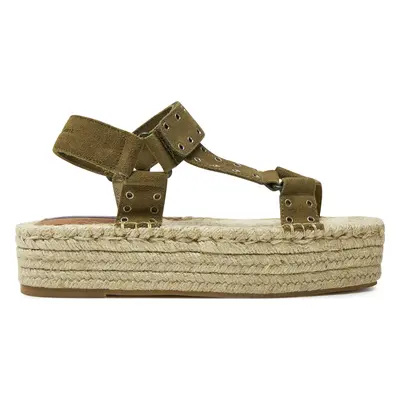 Espadrilky Pepe Jeans Tracy Resort PLS90660 Zelená