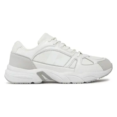 Sneakersy Calvin Klein Jeans Retro Tennis Low Mix Nbs Lum YM0YM00882 Bílá