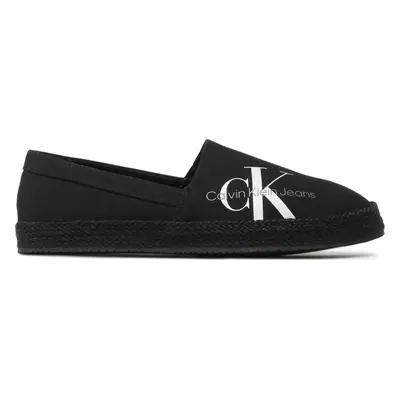 Espadrilky Calvin Klein Jeans Espadrille Co YM0YM00726 Černá