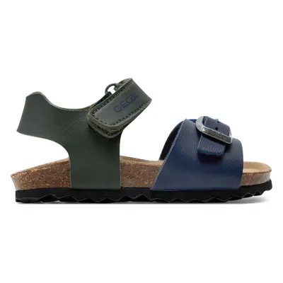 Sandály Geox B Sandal Chalki Boy B922QA 000BC C3024 M Zelená