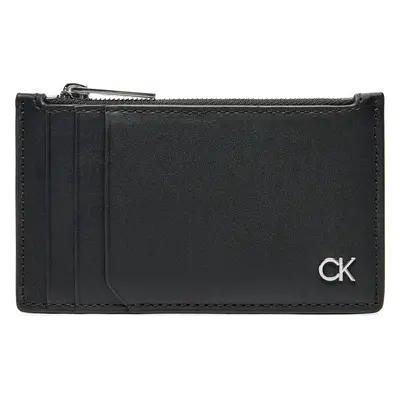 Pouzdro na kreditní karty Calvin Klein Metal Ck N/S Cardholder 6Cc K50K512287 Černá