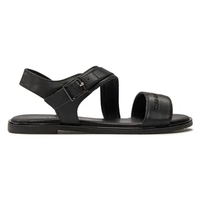 Sandály Calvin Klein Jeans Flat Sandal V3A2-80825-1688 S Černá