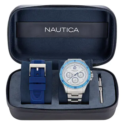 Hodinky Nautica NAPWRS405 Stříbrná