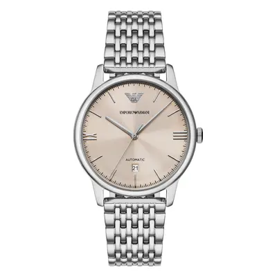 Hodinky Emporio Armani Mesh Automatic AR60082 Stříbrná