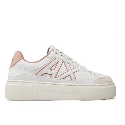 Sneakersy Armani Exchange XDX147 XV830 U274 Bílá