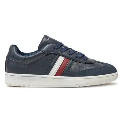 Sneakersy Tommy Hilfiger Stripes Low Cut Lace-Up Sneaker T3X9-33645-1269 Tmavomodrá