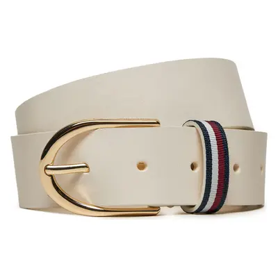 Dámský pásek Tommy Hilfiger AW0AW16596 Écru