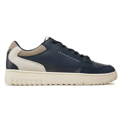 Sneakersy Tommy Hilfiger Th Basket Core FM0FM05058 Tmavomodrá