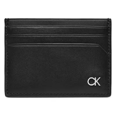 Pouzdro na kreditní karty Calvin Klein Metal Ck Cardholder 6Cc K50K512286 Černá