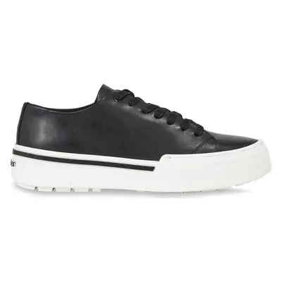 Sneakersy Calvin Klein Low Top Lace Up HM0HM01177 Černá